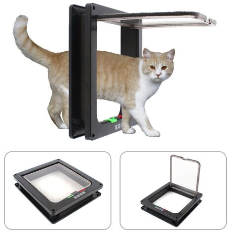 chatière chatière micropuce porte pour chat moustiquaire cadre de porte