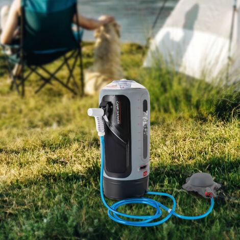 12l Camping pompe de douche solaire douche Jardin douche tête Kit 3 gallons (1/5)