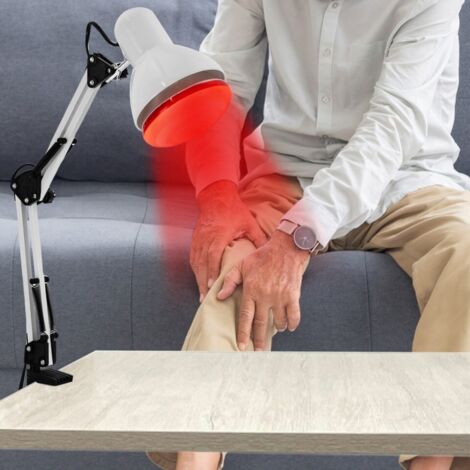 Lampe à infrarouge 360° Lampe à lumière rouge Thérapie par la lumière infrarouge 150W (1/5)