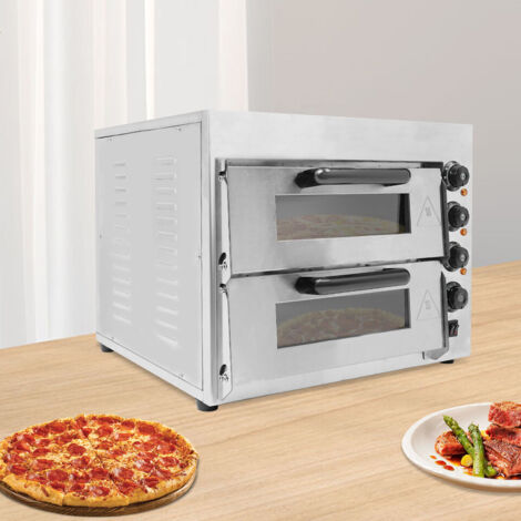 3000W Four à pizza Gastro Four à pizza Four à pizza Brique réfractaire