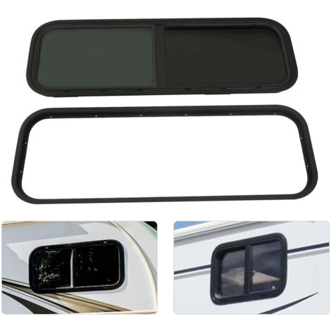 Rechteckig Caravan Fenêtre coulissante en aluminium 900x300 Campervan Motorhome RV Horse (1/5)