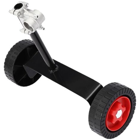 Roue De Support Réglable Pour Tondeuse à Gazon - Compatible 26-28 Mm - Soulage Le Dos Et Les Épaules