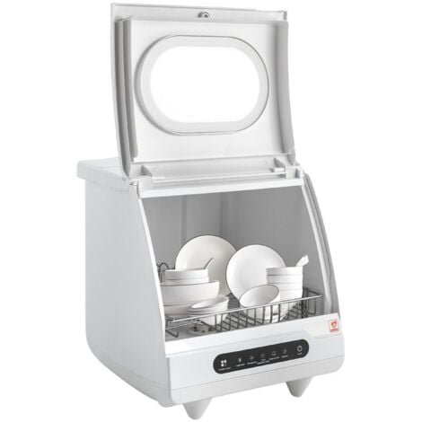 Lave-vaisselle De Table - Karlxtom - Mini Lave-vaisselle - 6 Programmes - 5L - Écran Tactile LED