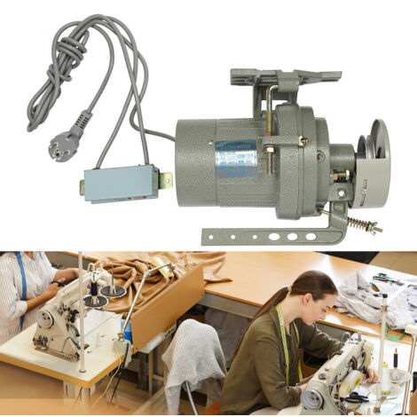 Senderpick – Moteur d'embrayage pour machine à coudre industrielle 400W – Vitesse 2850 tr/min – Tension 220V – Matériau fonte durable
