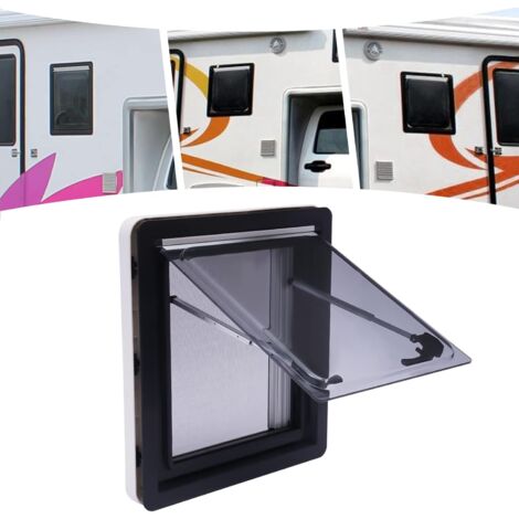 Fenêtre latérale pour camping-car Fenêtre latérale pour camping-car Fenêtre à pousser pour camping-car Box Van Camper (450 x 500 mm) (1/4)