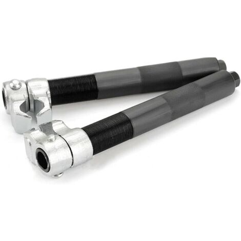 Lot De 2 Tendeurs à Ressorts Professionnels 380 Mm - Acier CR-V, Embout 1/2" Ou 22 Mm, 4 Crochets, Pour Voiture Et Camion, Montage/démontage Ressorts - 6