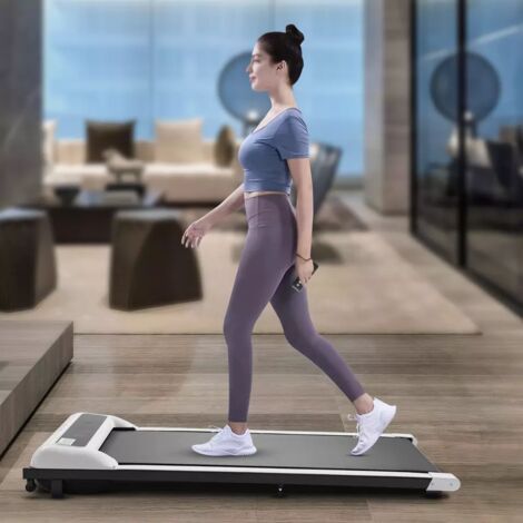 Walking Pad Tapis de course pour la maison 120kg,1-6km/h le mini tapis de course pour le bureau à domicile (1/5)