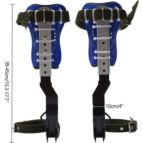 Kit D’escalade D’arbre – Paire De Crampons + Ceinture + Corde, Charge Max 100 Kg