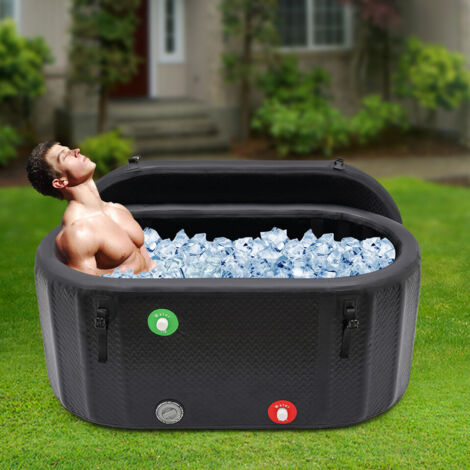 Bain De Glace Exterieur 132 Gal XXL Large Oval Ice Bath With Air Ring