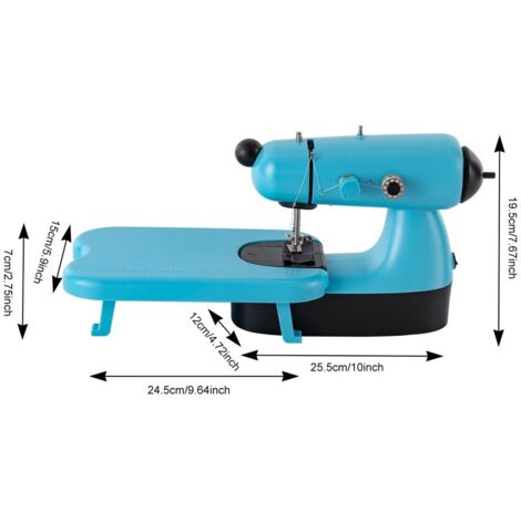 Mini Machine à Coudre Portable Électrique - Couture à Main Pour Débutants Et Adultes, Kit Complet Avec Prise De Charge Incluse - DIY Vêtements, Tissus, Rideaux