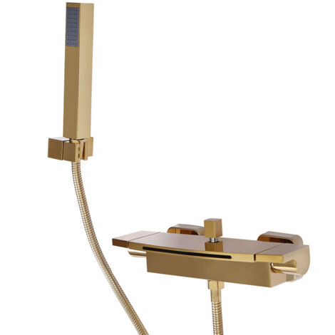 Kingston Brass Robinet de baignoire sur pieds Victorian à montage sur tablier, 3 poignées ... | Home Depot Canada
