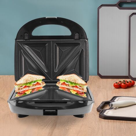 Appareil à sandwich 3 en 1 Appareil à sandwich électrique Appareil à sandwich et à gaufres 750W (1/5)