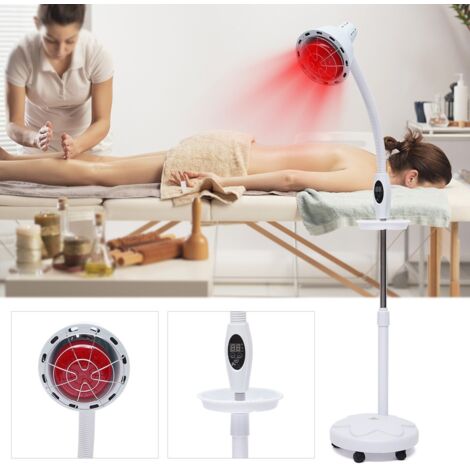 Lampe infrarouge Avec support au sol Pince Thérapie thermique Inflammation Lumière rouge 275W