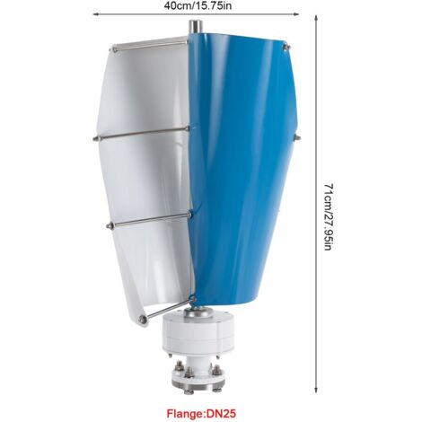 Lanterne d'éolienne avec contrôleur MPPT, axe vertical, démarrage rapide du moteur, maison, ferme, lampadaire hybride, 3000W, 12V, 24V  13
