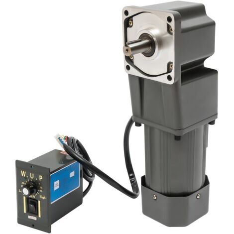 Moteur électrique à Engrenages 90 W - 220 V - Vitesse 0-13,5 Tr/min - Couple 24 Nm - Réducteur 1:100 - Pour Machines Et Automations