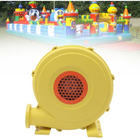 Souffleur 750W, souffleur de coussin sauteur commercial, souffleur électrique, jaune