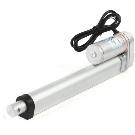 Actionneur Linéaire 12V 200 Mm Course – 150N, IPX4, Sécurité Automatique Fin De Course