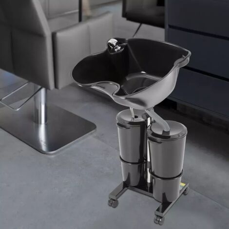Bac de lavage mobile pour le salon de coiffure Lave-cheveux Lave-tête Avec pompe