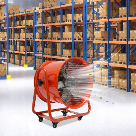 Ventilateur axial Ventilateur EX S茅choir de chantier Ventilateur de chantier Souffleur de chantier Plastique 15 000 m鲁/h (1/5)