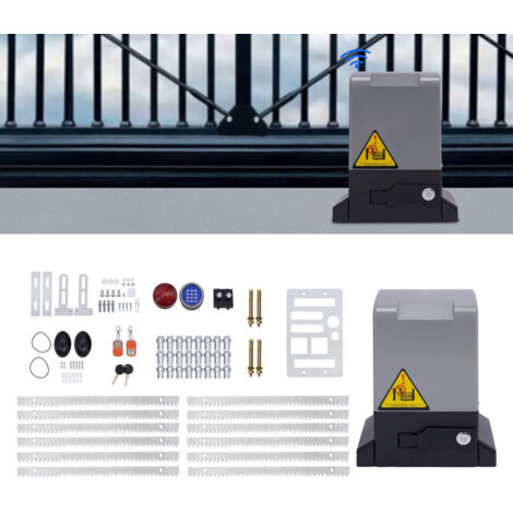370 W télécommande pour ouvre-porte, moteur pour porte de garage, ouvre-porte coulissant, moteur pour porte coulissante, ouvre-porte coulissant électrique, rail de 6 mètres.