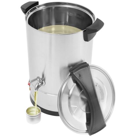 Fondoir à Cire D’Abeille 2.5L Inox 304 – Marmite Apiculture Avec Couvercle & Poignée Résistante Chaleur Pour Faire Fondre Cire, Miel, Chocolat