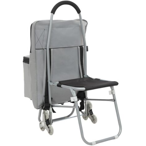 Sac Roulettes Peinture Chariot Artiste TOYOCC Multifonction - Portable Pliant - Sac Stockage Peinture - Siège Intégré Organisation Artiste Mobile