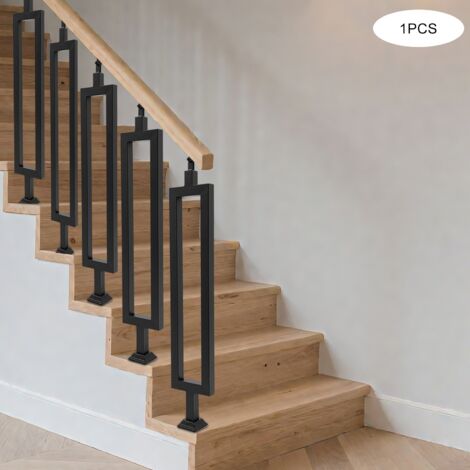 Senderpick – Balustrade en acier inoxydable 85 cm – Main courante antidérapante – Design rectangulaire pour villas et balcons – Capacité de charge >50 kg (1/5)