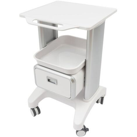 Chariot médical professionnel portable, capacité de charge 100 kg, équipé de tiroirs et de roulettes silencieuses, adapté aux spas de beauté, à un usage domestique, aux hôpitaux, aux bureaux et aux cl (1/5)