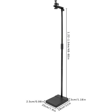 Support Projecteur Réglable 360° - Hauteur 24-40 Cm Pour Canapé, Lit Et Bureau - Montage Universel