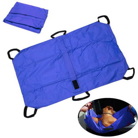 Brancard portable de 132,27 lb pour premiers secours médicaux, animaux, chiens, blessures graves et sauvetage d'urgence (1/5)