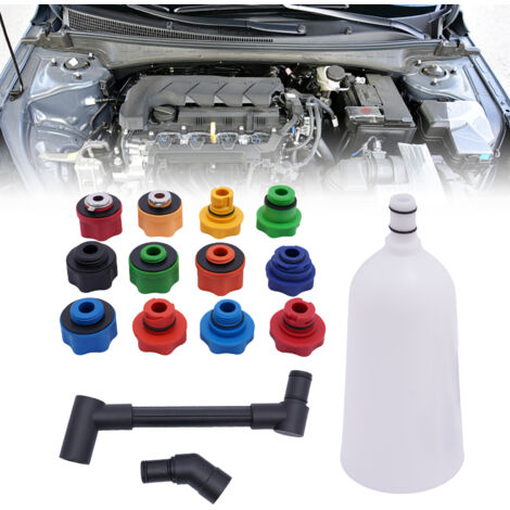 Ensemble d'entonnoirs de remplissage d'huile Conception en plastique 2 L 15 pièces Entonnoir de remplissage Plastique Entonnoir pour huile moteur