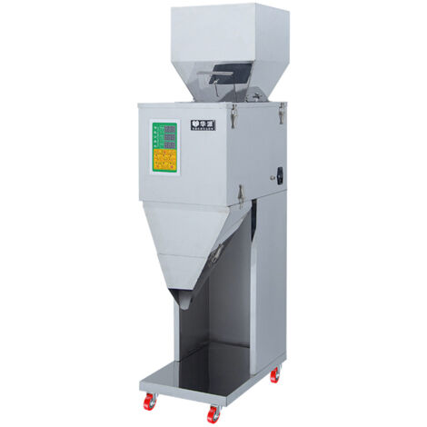 Senderpick – Machine de remplissage automatique 10-999 g – Système de commande à pédale – Construction en acier inoxydable – Précision 2 g pour emballage alimentaire