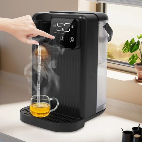 Distributeur d'eau chaude 1700 W, eau chaude en quelques secondes (25-99 °C), réservoir d'eau extra-large de 3 litres, distributeur d'eau de bureau, économie d'énergie