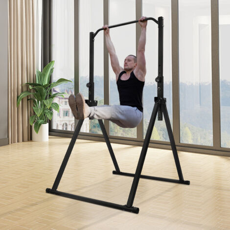 Station de barre de traction Power Tower, station de traction et dips stable de 440 livres pour équipement de musculation du home gym