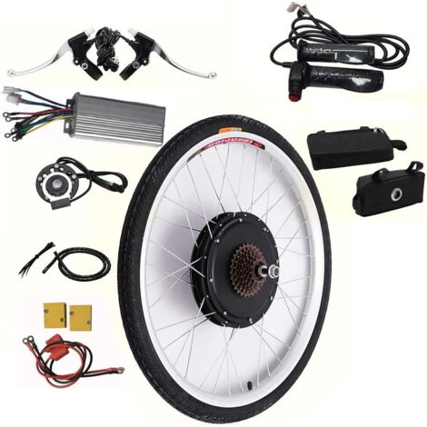 Kit de conversion pour vélo électrique 26" - Moteur arrière 48 V 1000 W