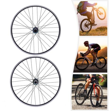 Ensemble de roues de vélo VTT de 29 pouces à dégagement rapide jantes de frein à disque en alliage d'aluminium (1/5)