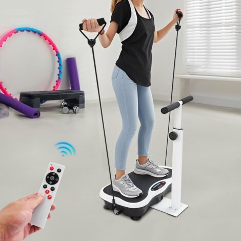 NIMTO Plateforme Vibrante – 99 Vitesses, Bluetooth, Télécommande, 200 Kg, Perte De Poids, Musculation