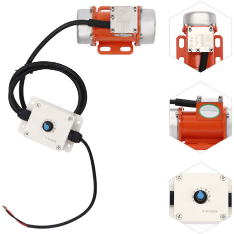 Moteur vibrant 50W + contrôleur de vitesse Moteur vibrant Moteur vibrant électrodynamique avec contrôleur de vitesse 4000RPM DC24V (1/5)