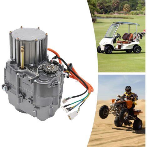 Kit moteur CC sans balais de 1 000 W avec contrôleur, kit de conversion DIY pour moteur 48 V, adapté à la conversion de buggies, motos électriques, quads (ATV) et tricycles