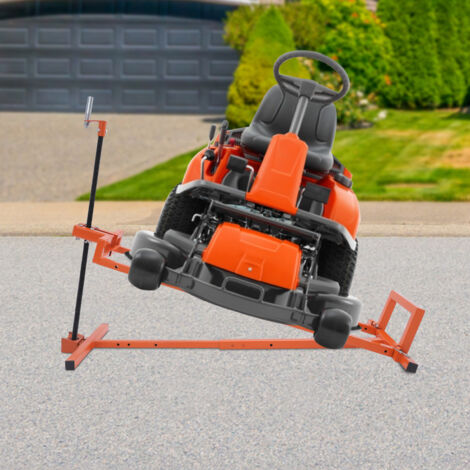 Cric hydraulique pour tondeuse à gazon - Capacité de 400 kg, cric pour tondeuse à gazon de 74 cm, cric pour tondeuse à gazon destiné à l'entretien et à la réparation