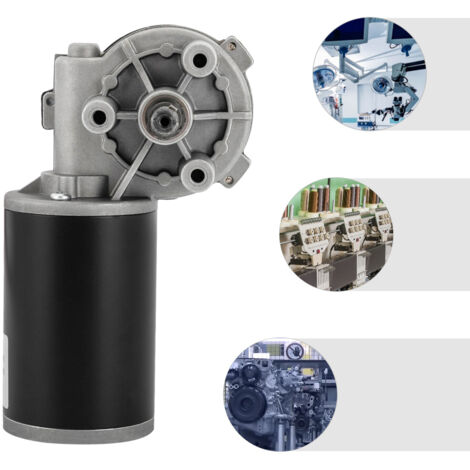 Moteur à courant continu 80 W, 24 V, motoréducteur électrique à courant continu, rotation à gauche, 220 tr/min