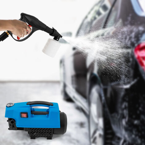 Nettoyeur haute pression électrique 1 300 W, lave-voiture automatique à usage domestique, modèle auto-amorçant à double usage, pression maximale de 10 MPa, débit de 10 l/min (1/5)
