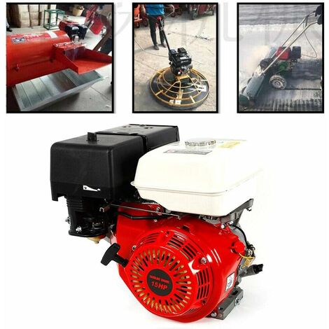 4 Temps 420CC Moteur à Essence Refroidissement Carburateur 15 CV 3600 tr/min 9KW