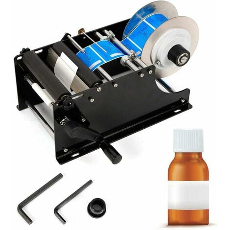 Imprimante semi-automatique d'étiqueteuse d'autocollant de bouteille ronde  de machine à étiquettes MT-30