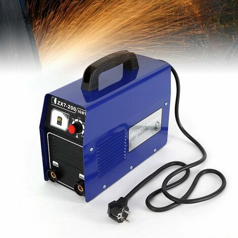 Senderpick – Poste à souder MMA Inverter IGBT 200 A – Courant réglable 20-120 A – Tension à vide 60,8 V – Pour électrodes 1-2,5 mm - IGBT 200 A MMA