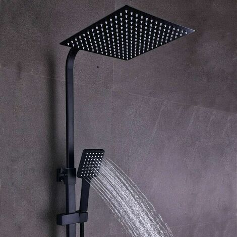 Système de douche thermostatique avec pommeau de douche et douchette