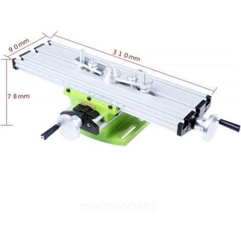 Table De Fraisage Multifonction – 310x90 Mm – Déplacement X/Y – Pour Mini Perceuse Et Fraiseuse