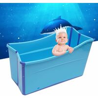 Senderpick – Baignoire pliable pour adultes et enfants – Baignoire portable 100 cm – Facile à transporter – Idéale pour intérieur et extérieur