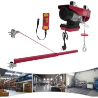 Treuils électriques, palans électriques, palans électriques avec commande sans fil, palans électriques à deux élingues de 125 kg à 250 kg Hauteur de levage : 12 mètres