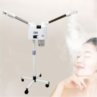 2 en 1 Vapozon Chaud et Froid Vapeur facial à l'ozone Professionnel Sauna Facial Nettoyage de Pores Facial Steamer pour Salon, Spa Machine de Beauté